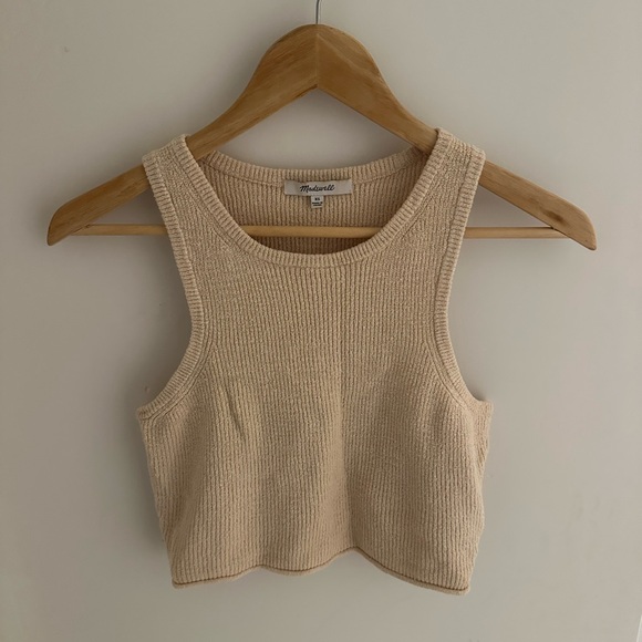 Madewell Cropped Knit Tank - Picture 2 of 4